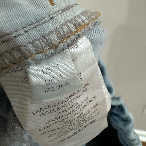 Free People Powell boyfriend pull on jeans size M - Picture 10 of 12